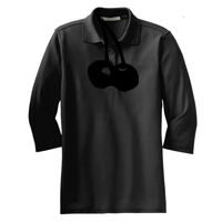 Ladies Silk Touch 3/4 Sleeve Polo Thumbnail