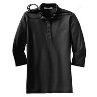 Ladies Silk Touch 3/4 Sleeve Polo Thumbnail