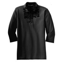 Ladies Silk Touch 3/4 Sleeve Polo Thumbnail