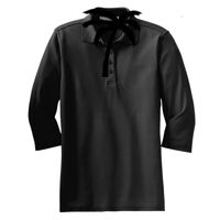 Ladies Silk Touch 3/4 Sleeve Polo Thumbnail