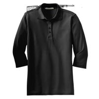 Ladies Silk Touch 3/4 Sleeve Polo Thumbnail