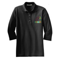 Ladies Silk Touch 3/4 Sleeve Polo Thumbnail