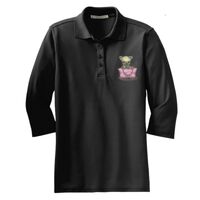 Ladies Silk Touch 3/4 Sleeve Polo Thumbnail