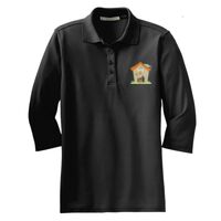 Ladies Silk Touch 3/4 Sleeve Polo Thumbnail