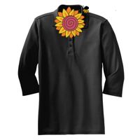 Ladies Silk Touch 3/4 Sleeve Polo Thumbnail