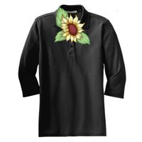 Ladies Silk Touch 3/4 Sleeve Polo Thumbnail