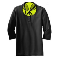 Ladies Silk Touch 3/4 Sleeve Polo Thumbnail