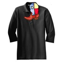 Ladies Silk Touch 3/4 Sleeve Polo Thumbnail