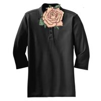 Ladies Silk Touch 3/4 Sleeve Polo Thumbnail