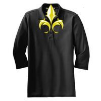 Ladies Silk Touch 3/4 Sleeve Polo Thumbnail