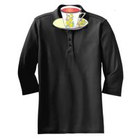 Ladies Silk Touch 3/4 Sleeve Polo Thumbnail