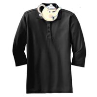 Ladies Silk Touch 3/4 Sleeve Polo Thumbnail