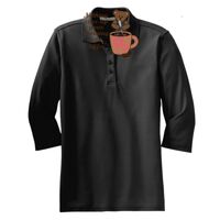 Ladies Silk Touch 3/4 Sleeve Polo Thumbnail