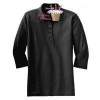 Ladies Silk Touch 3/4 Sleeve Polo Thumbnail