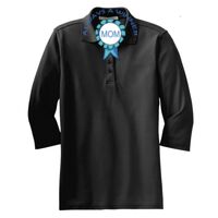 Ladies Silk Touch 3/4 Sleeve Polo Thumbnail