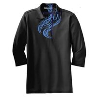 Ladies Silk Touch 3/4 Sleeve Polo Thumbnail