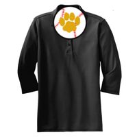 Ladies Silk Touch 3/4 Sleeve Polo Thumbnail