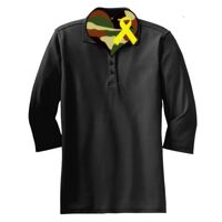 Ladies Silk Touch 3/4 Sleeve Polo Thumbnail