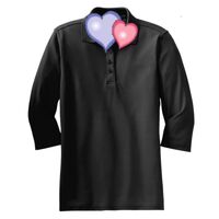 Ladies Silk Touch 3/4 Sleeve Polo Thumbnail