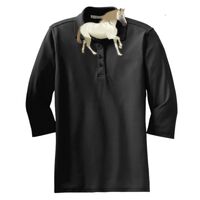 Ladies Silk Touch 3/4 Sleeve Polo Thumbnail