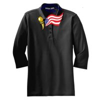 Ladies Silk Touch 3/4 Sleeve Polo Thumbnail