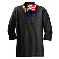 Ladies Silk Touch 3/4 Sleeve Polo Thumbnail