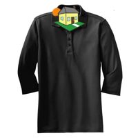 Ladies Silk Touch 3/4 Sleeve Polo Thumbnail