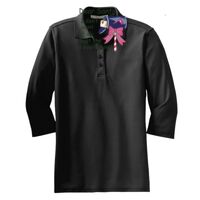 Ladies Silk Touch 3/4 Sleeve Polo Thumbnail