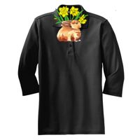 Ladies Silk Touch 3/4 Sleeve Polo Thumbnail