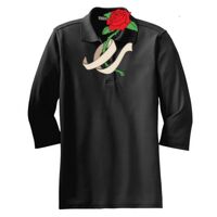 Ladies Silk Touch 3/4 Sleeve Polo Thumbnail