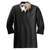 Ladies Silk Touch 3/4 Sleeve Polo Thumbnail