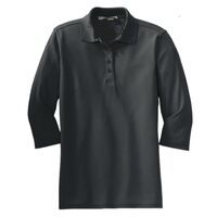 Ladies Silk Touch 3/4 Sleeve Polo Thumbnail