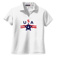 Ladies Dri Mesh ® V Neck Polo Thumbnail