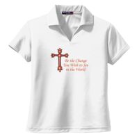 Ladies Dri Mesh ® V Neck Polo Thumbnail